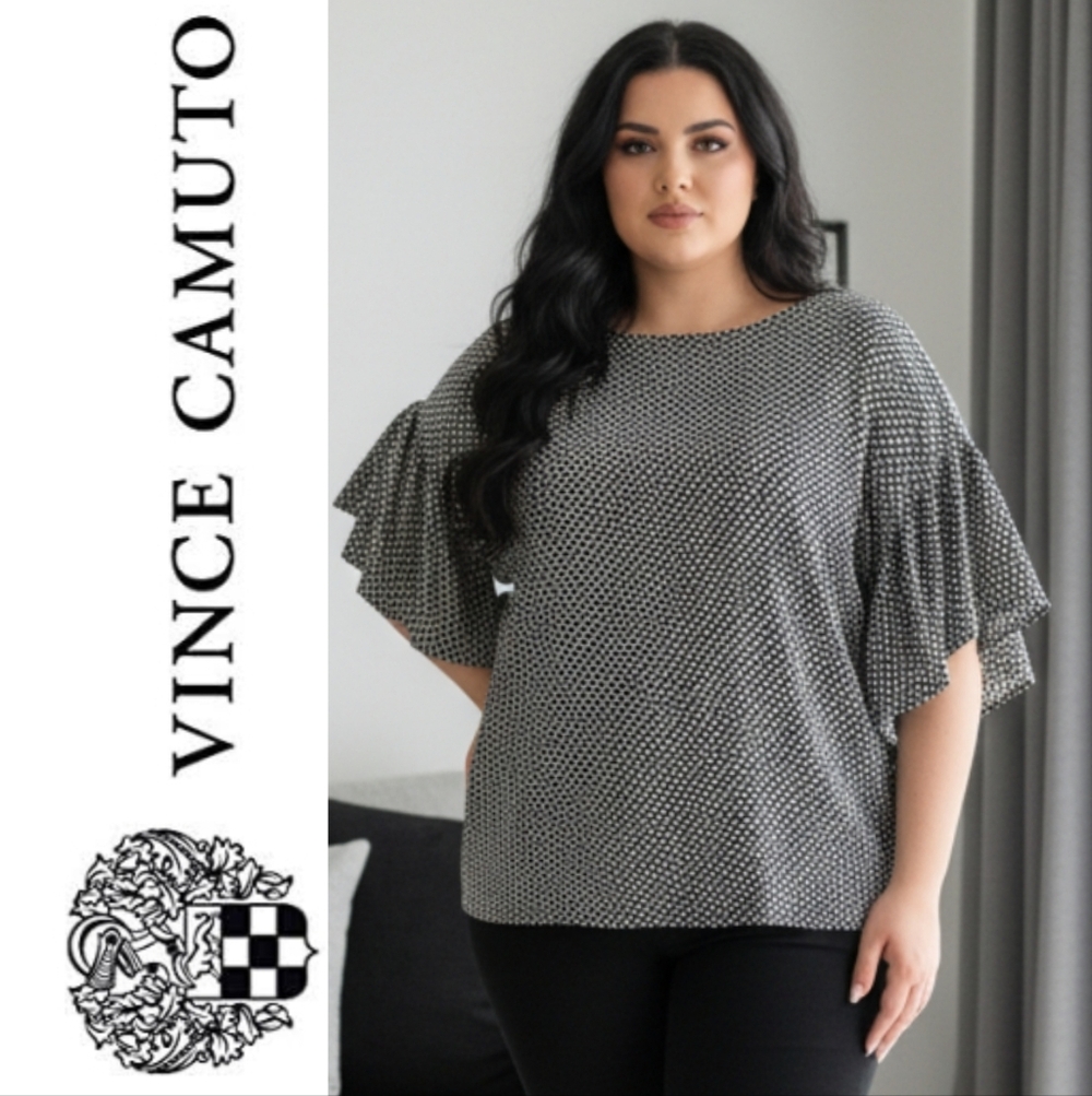 Vince Camuto  Ruffle Sleeve Blouse